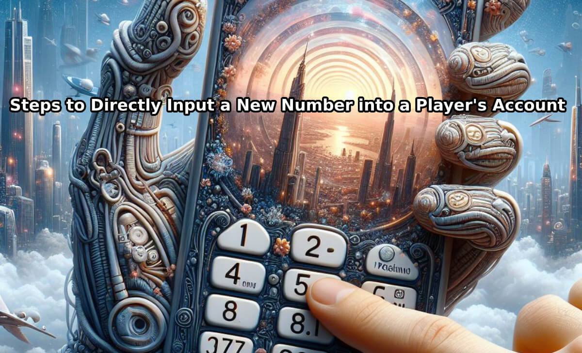 Steps to Directly Input a New Number into a Player's Account